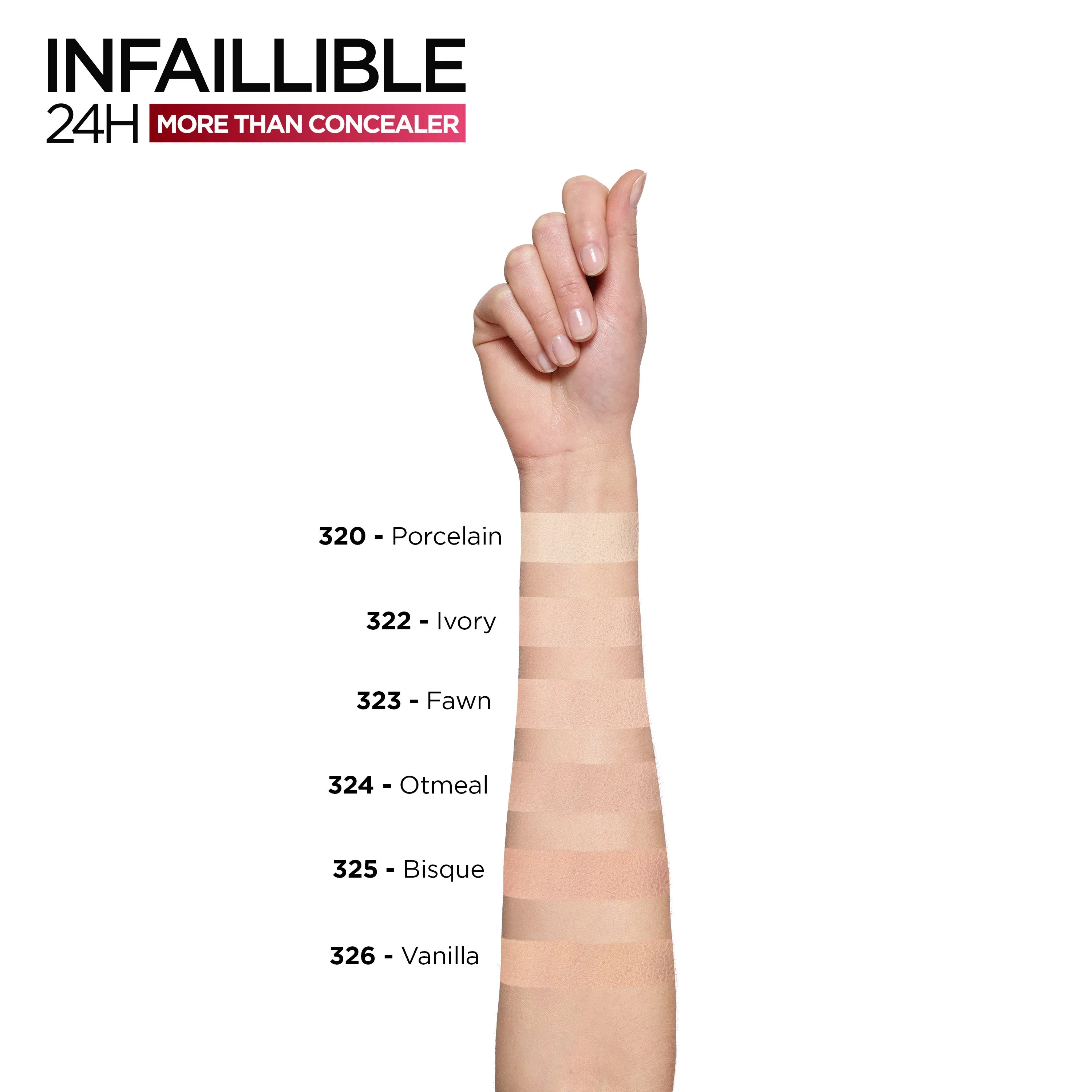 -20% L'Oreal Matte Resistance Lipstick   Infaillible Concealer