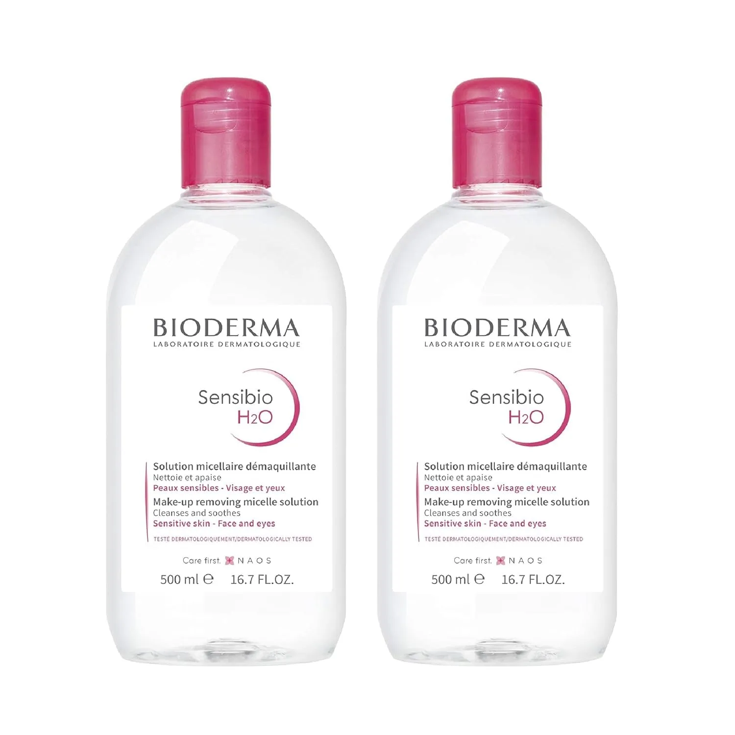 - Sensibio - H2O Micellar Water - Makeup Remover Cleanser - Face Cleanser for Sensitive Skin