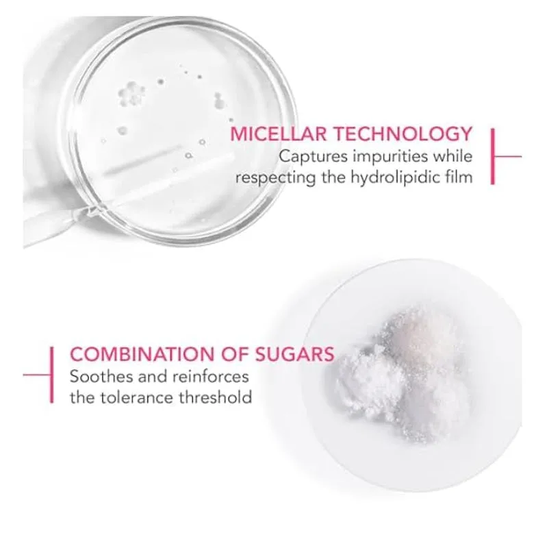 - Sensibio - H2O Micellar Water - Makeup Remover Cleanser - Face Cleanser for Sensitive Skin