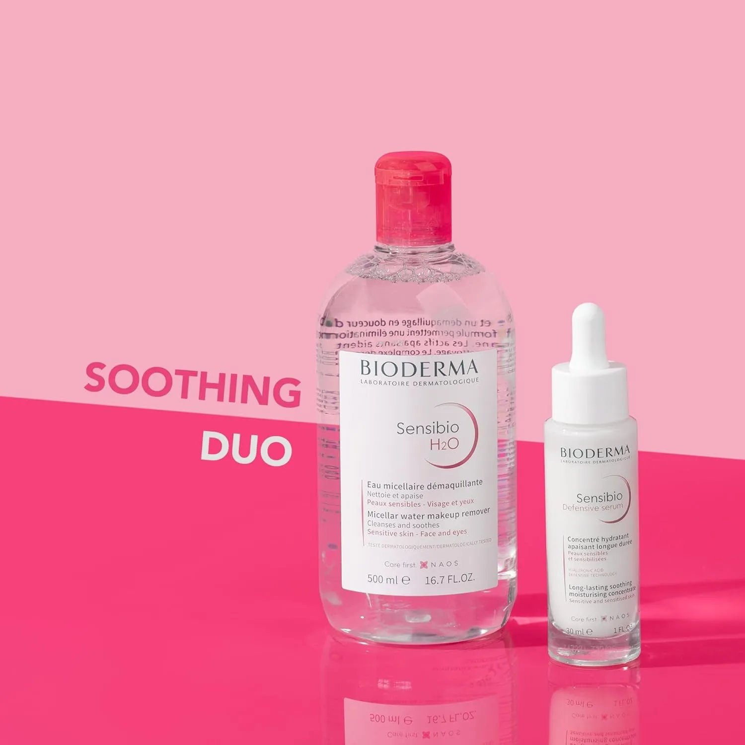 - Sensibio - H2O Micellar Water - Makeup Remover Cleanser - Face Cleanser for Sensitive Skin