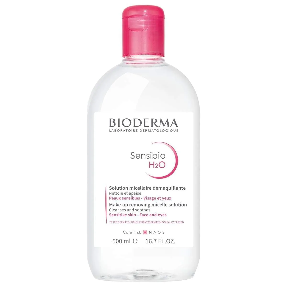 - Sensibio - H2O Micellar Water - Makeup Remover Cleanser - Face Cleanser for Sensitive Skin