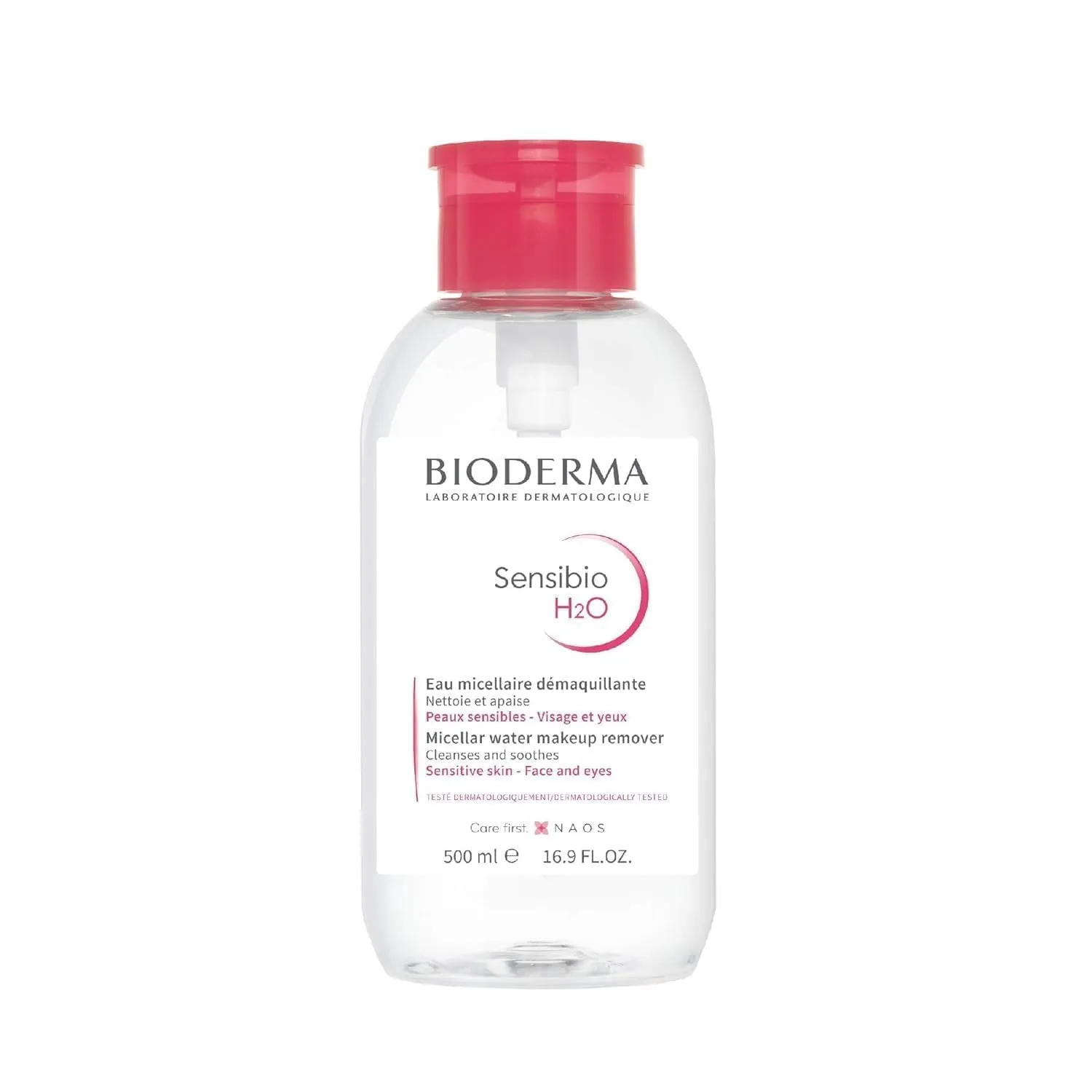 - Sensibio - H2O Micellar Water - Makeup Remover Cleanser - Face Cleanser for Sensitive Skin