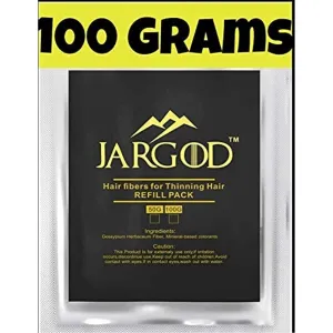 100 Gram Hair Building Fibers - Refill Your Existing Fiber Bottle - Hair Filler Fibers - Hair Loss Concealer for Thinning Hair by  (Black)