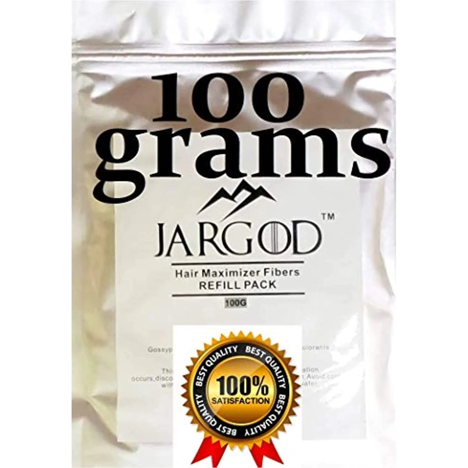 100 Gram Hair Building Fibers - Refill Your Existing Fiber Bottle - Hair Filler Fibers - Hair Loss Concealer for Thinning Hair by  (Black)