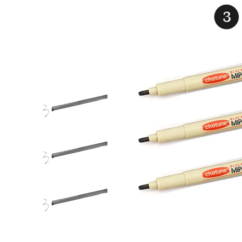 12-Tip Pigment Liner Micron Ink Marker Pen Set for Manga Drawing
