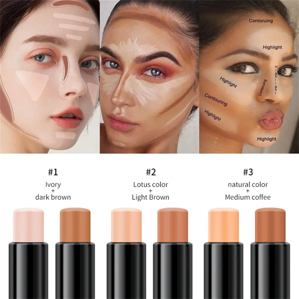 3 color Highlighter Stick makeup