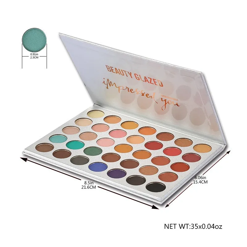35 Color  Shimmer Luminous Matte Eyeshadow