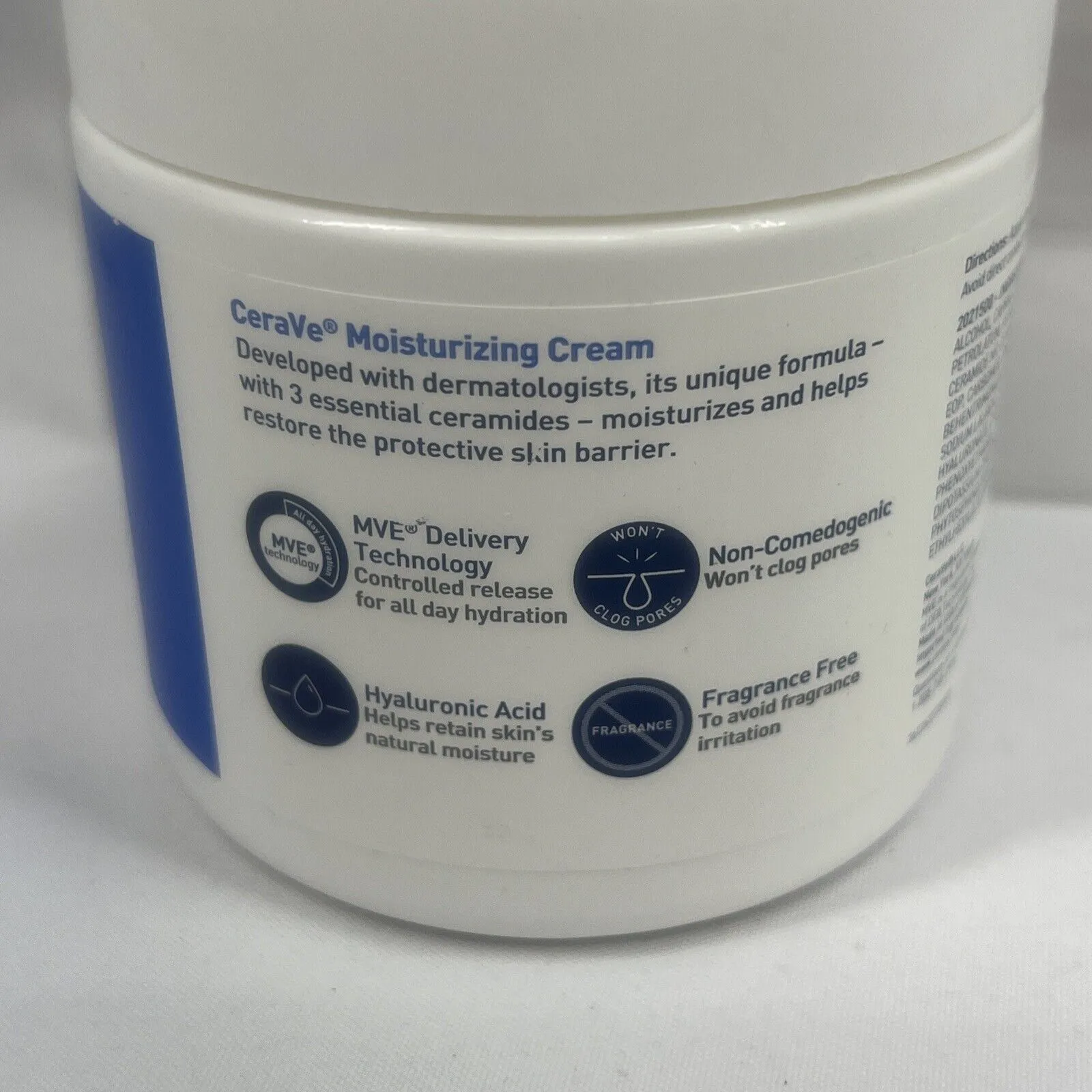 (4) CeraVe Moisturizing Creme Jar Normal to Dry 16oz BONUS Hydrating Cleanser