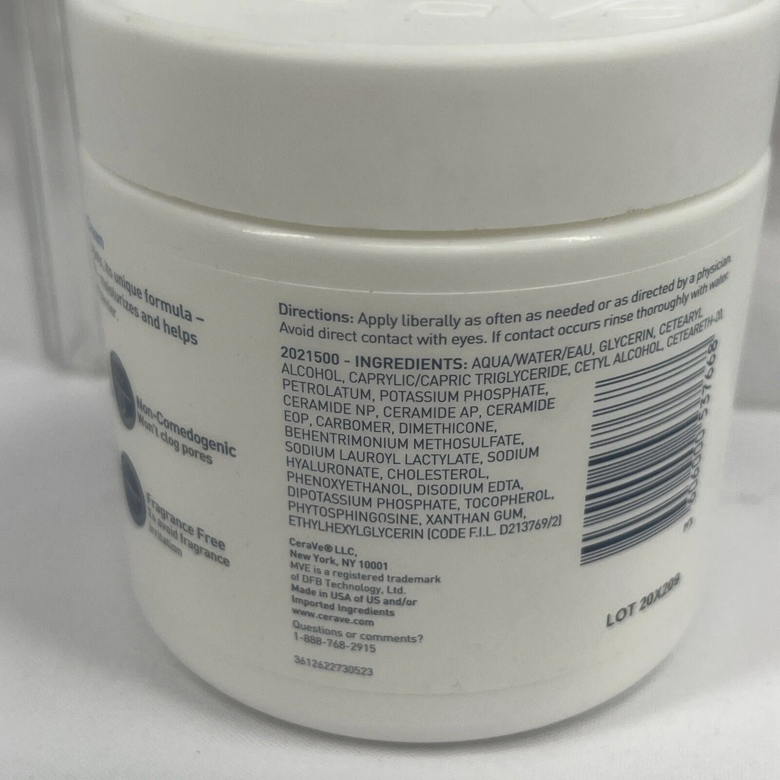(4) CeraVe Moisturizing Creme Jar Normal to Dry 16oz BONUS Hydrating Cleanser