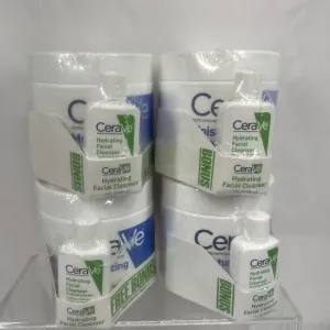 (4) CeraVe Moisturizing Creme Jar Normal to Dry 16oz BONUS Hydrating Cleanser