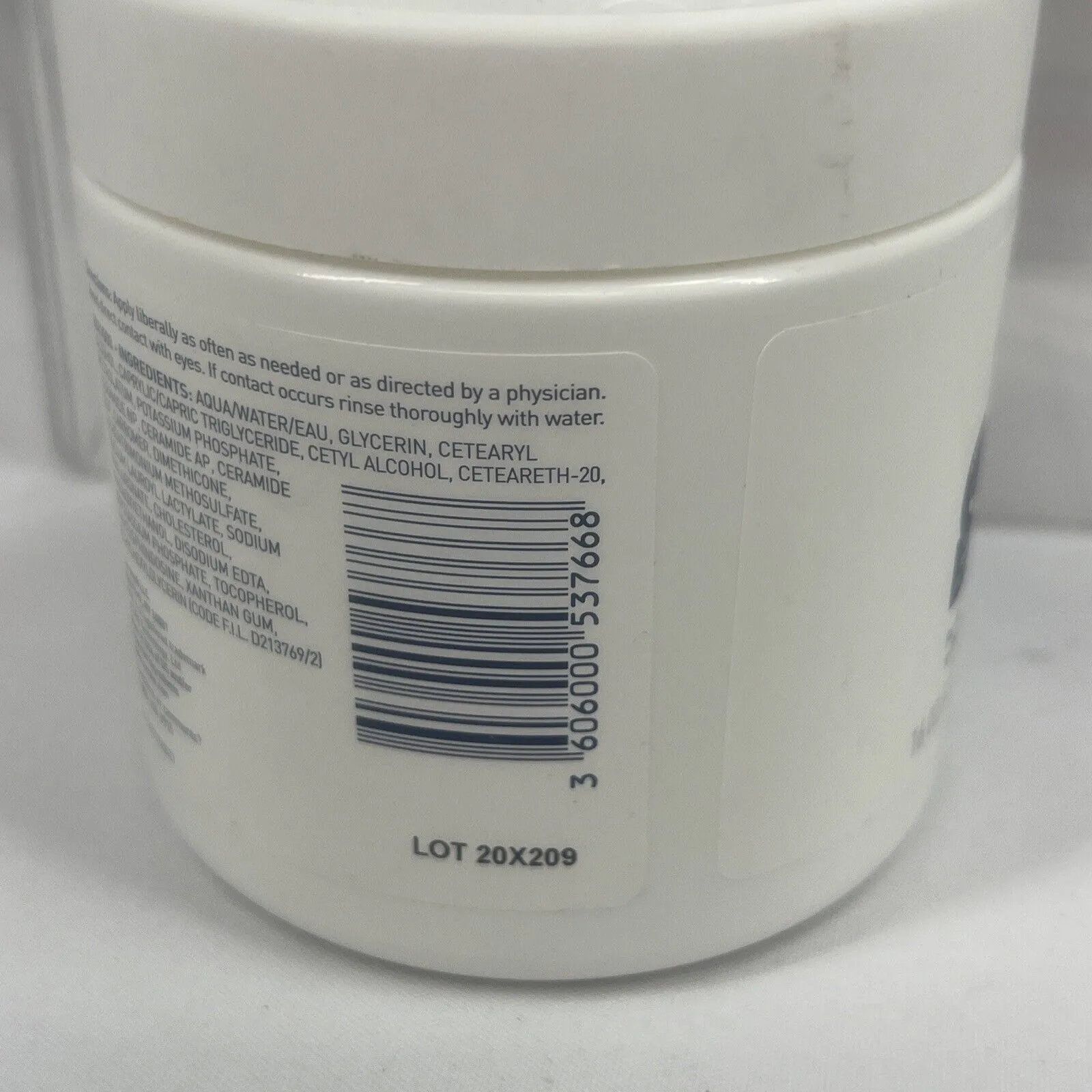 (4) CeraVe Moisturizing Creme Jar Normal to Dry 16oz BONUS Hydrating Cleanser