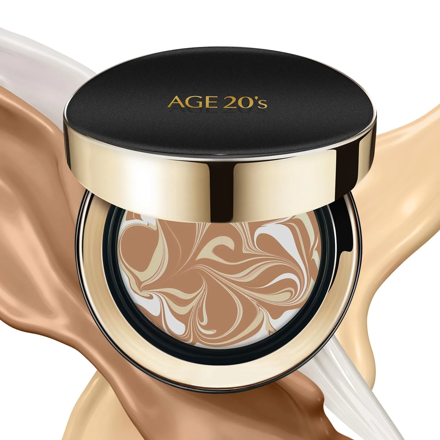 AGE20'S Signature Essence Pact SPF 50  | Cream Foundation, Dewy Finish, Natural Coverage | Korean Cushion Foundation | 1 Refill Included | 27 Medium