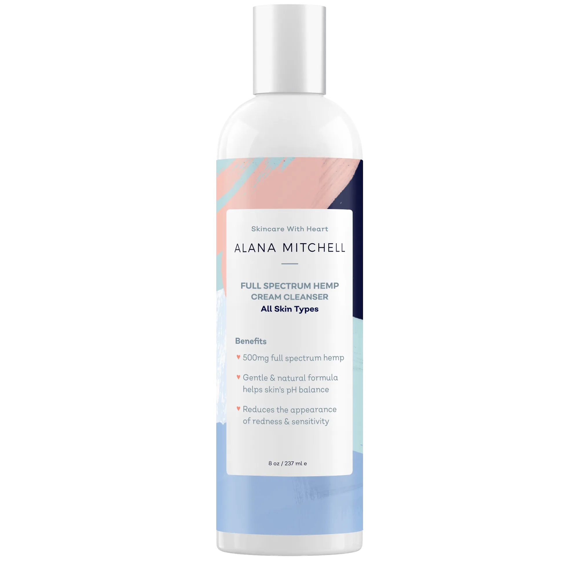 Alana Mitchell Full Spectrum Hemp Cream Cleanser 8oz