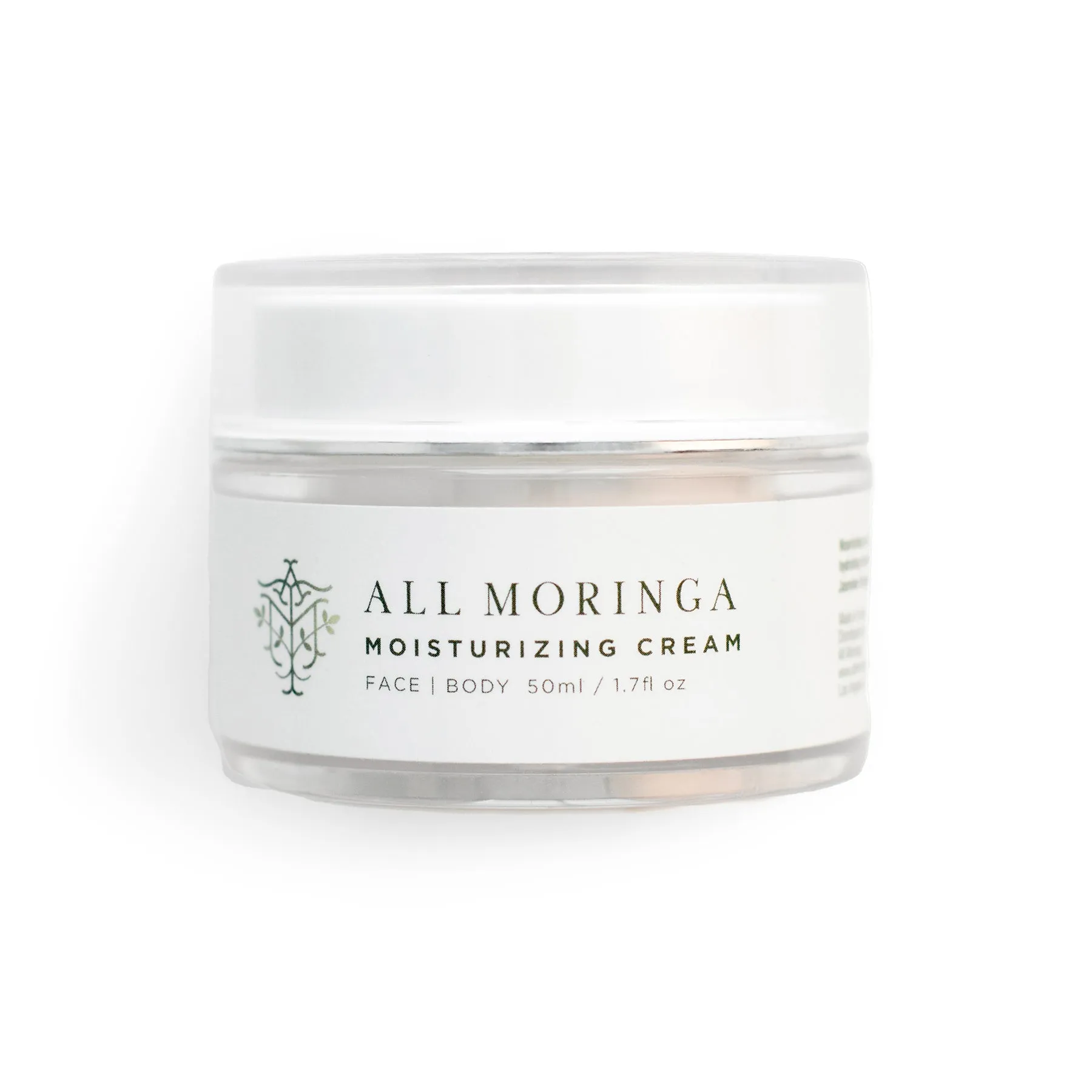 All Natural Moringa Hydrate and Nourish Face Cream for Glowing Skin