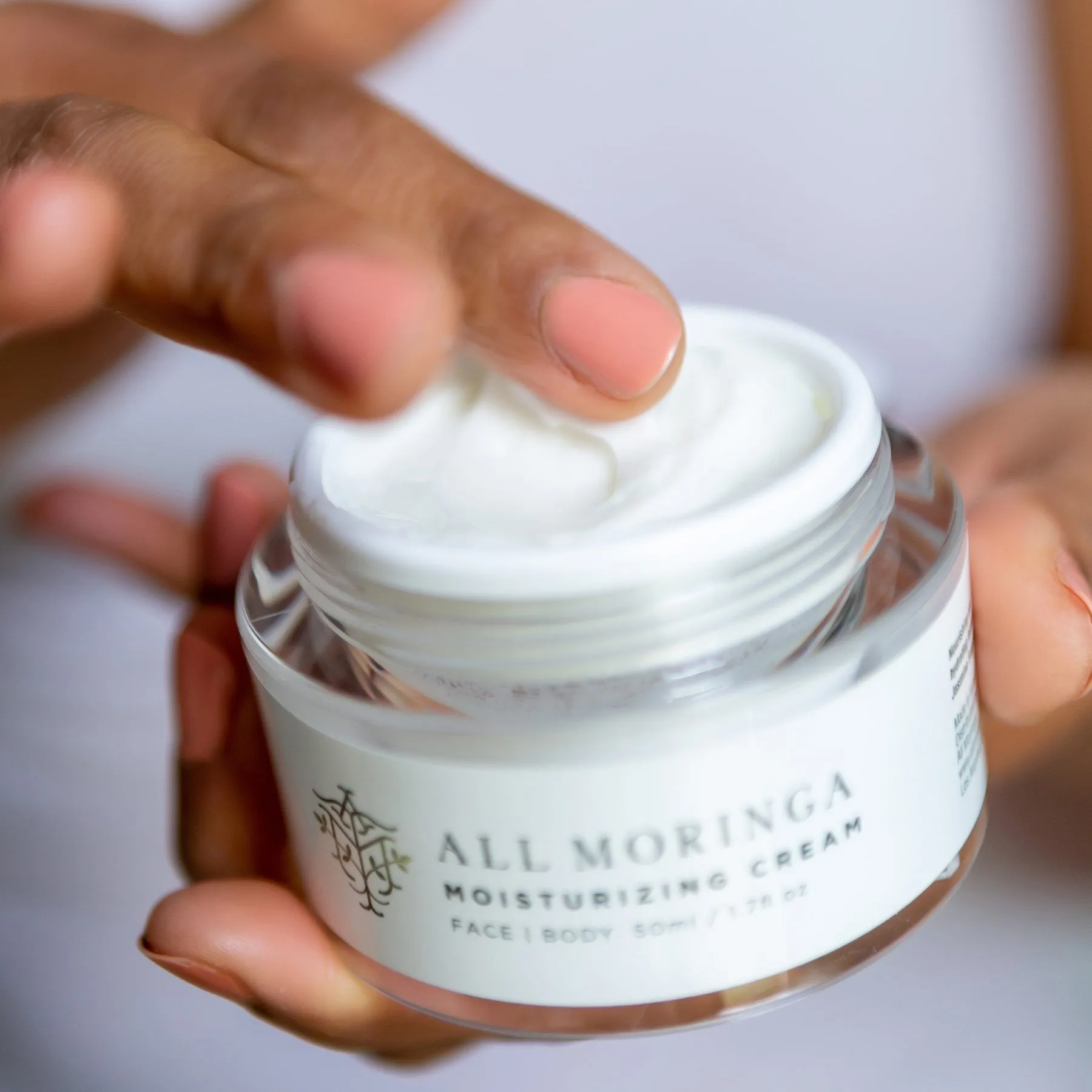 All Natural Moringa Hydrate and Nourish Face Cream for Glowing Skin