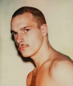 ANDY WARHOL "YOUNG MOUSTACHE" POLAROID, 1977