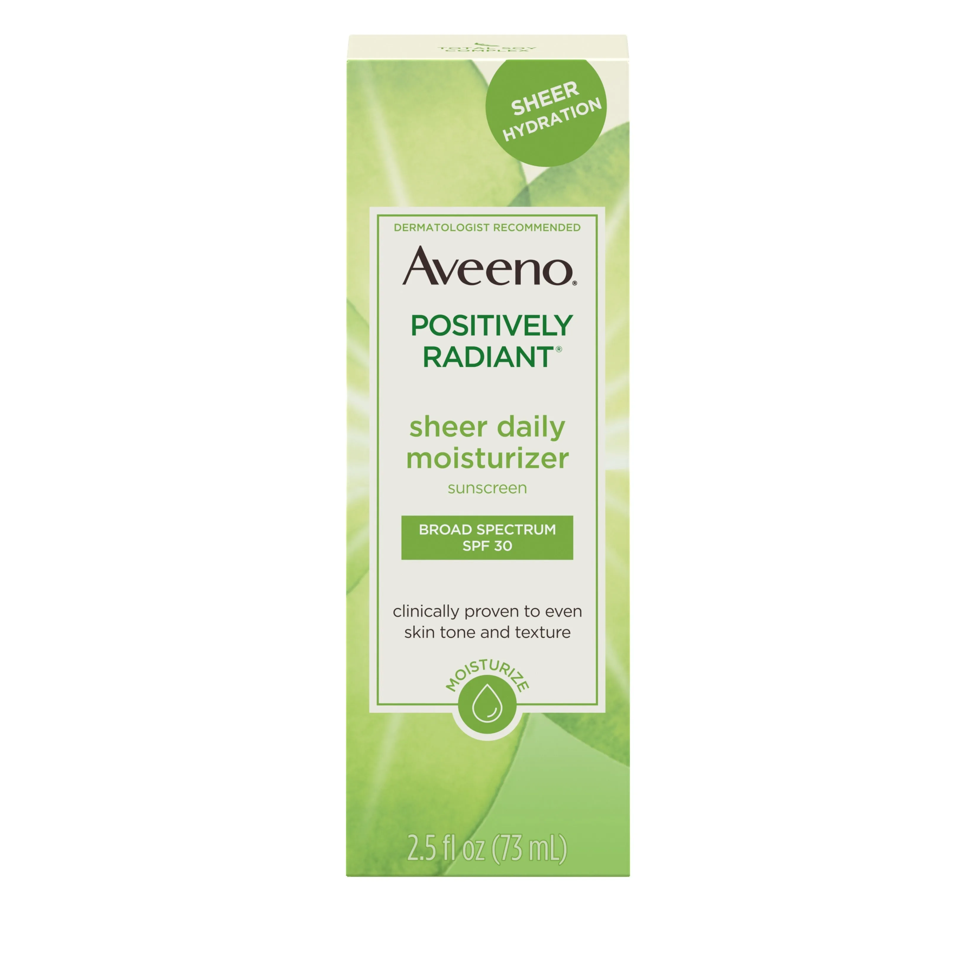 Aveeno Positively Radiant Sheer Daily Moisturizer SPF 30