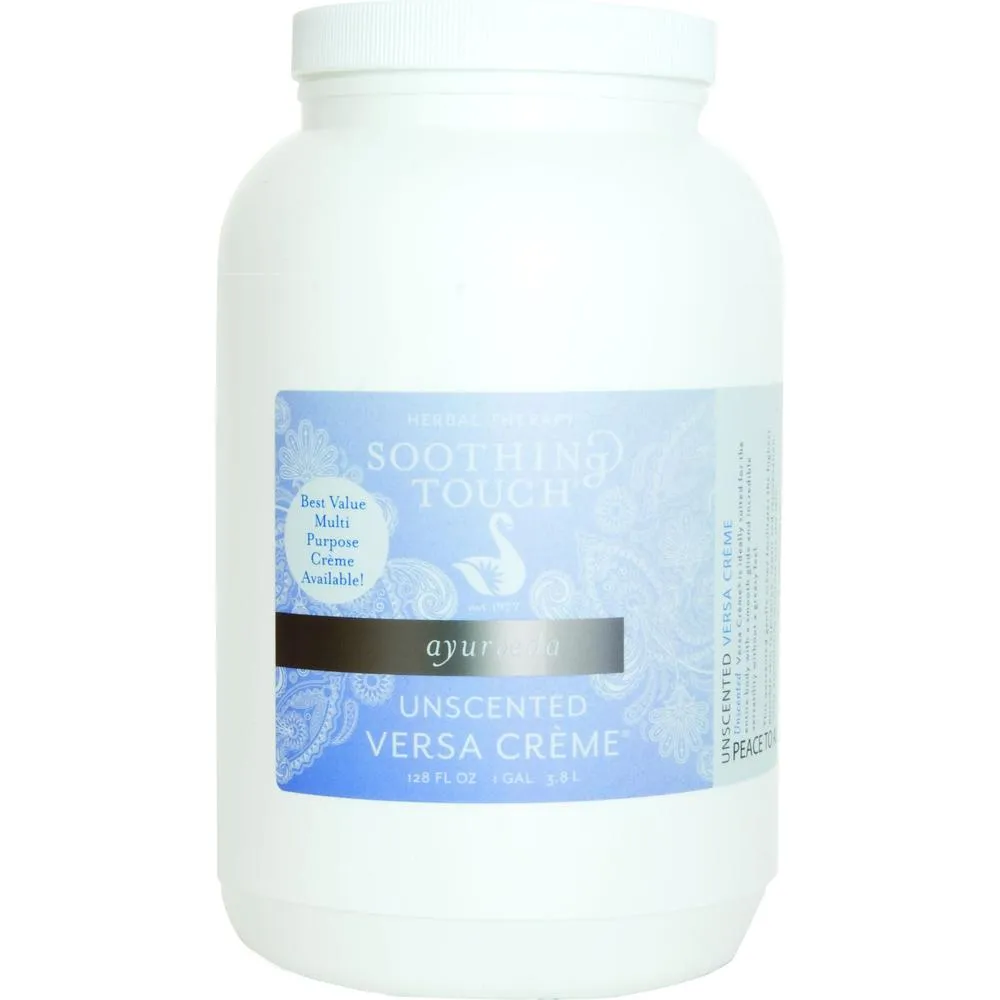 Ayurvedic Versa Crème / Unscented / 1 Gallon by Soothing Touch