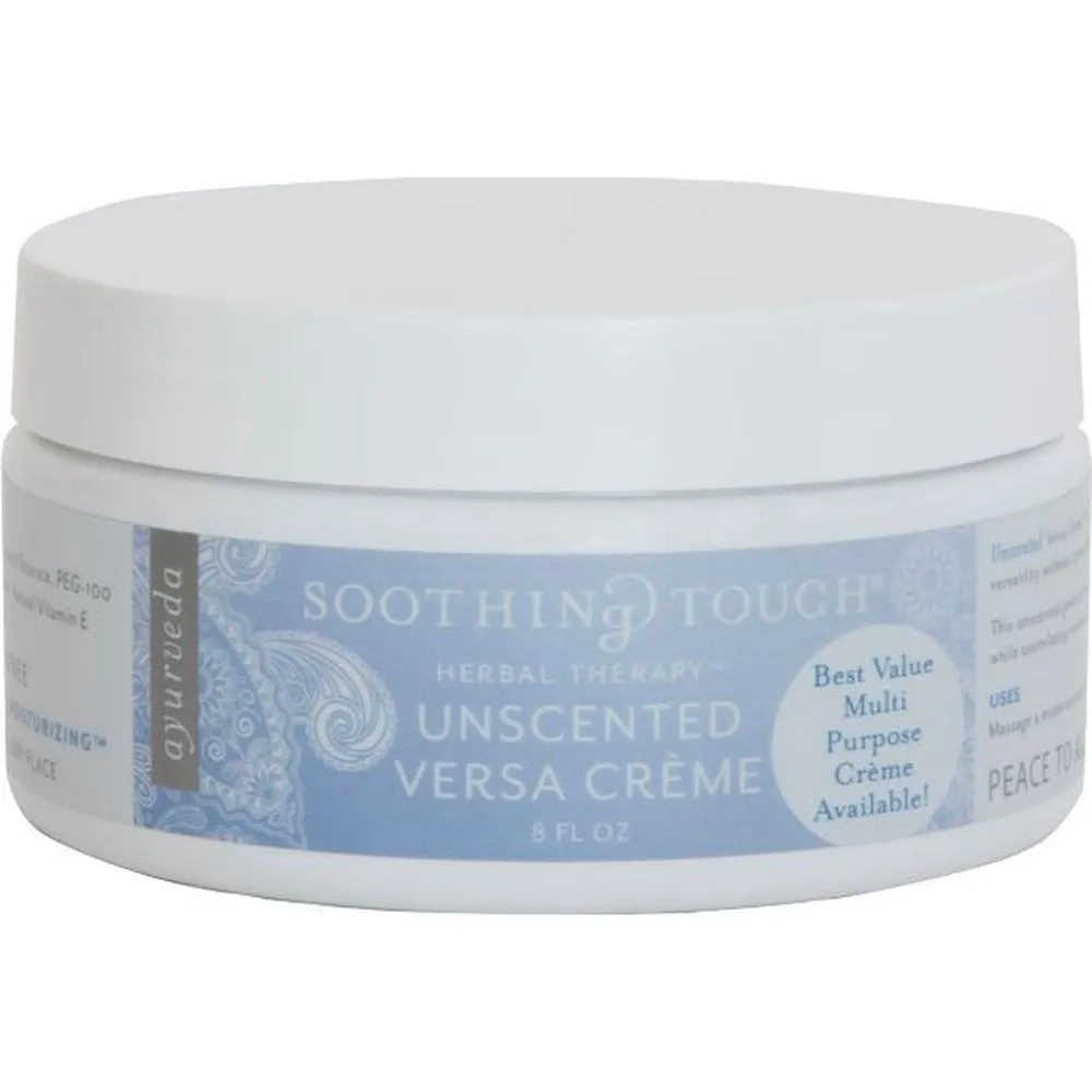 Ayurvedic Versa Crème / Unscented / 8 oz. by Soothing Touch