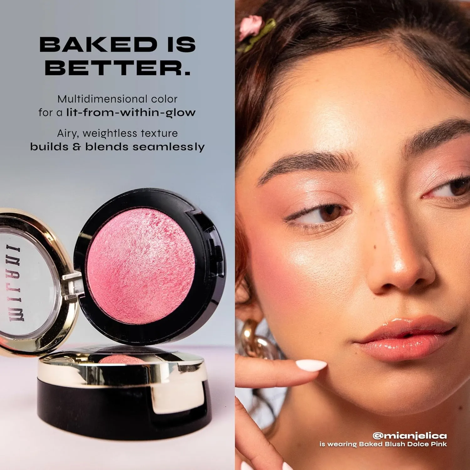 Baked Blush - Petal Primavera (0.12 Ounce) Cruelty-Free Powder Blush - Shape, Contour & Highlight Face for a Shimmery or Matte Finish