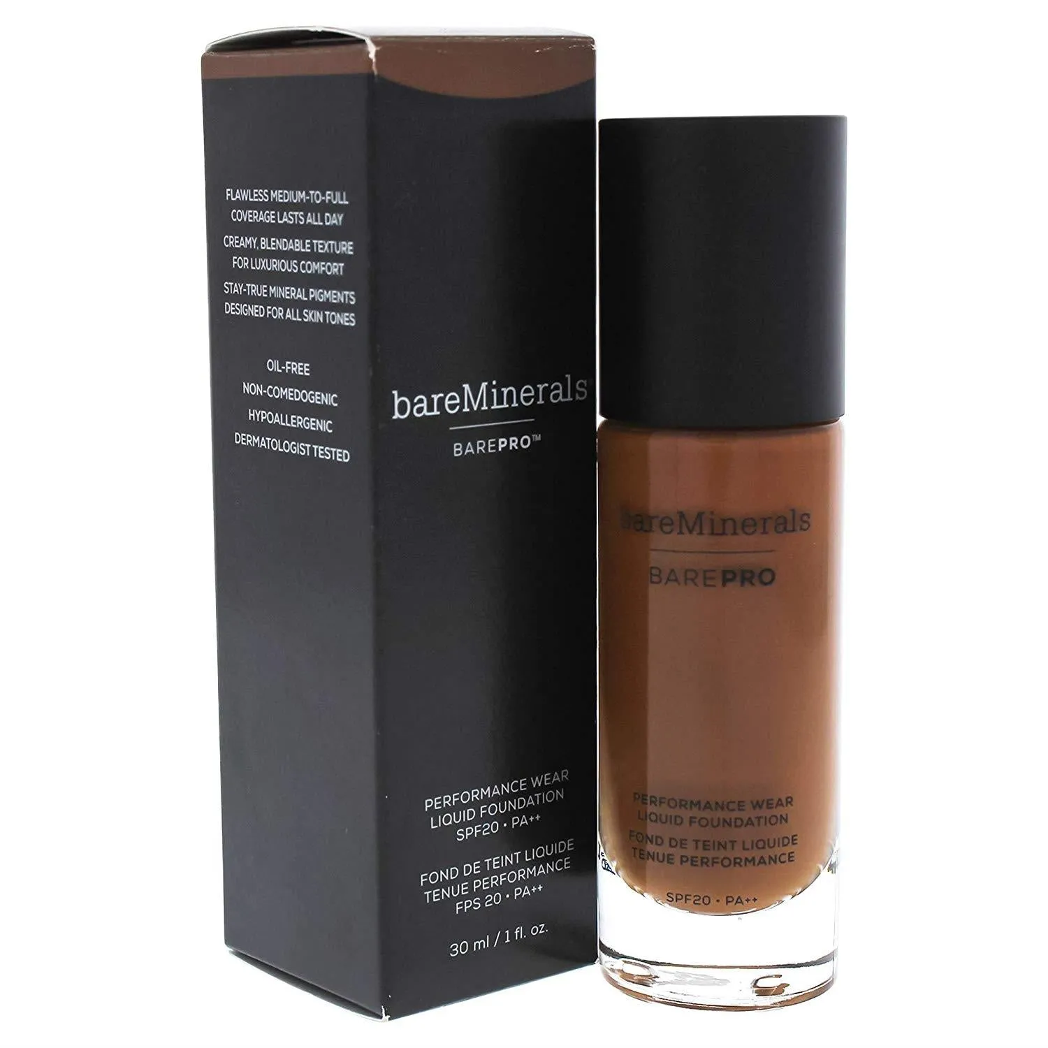 bareMinerals BAREPRO Performance Liquid Foundation 30ml Cocoa 30