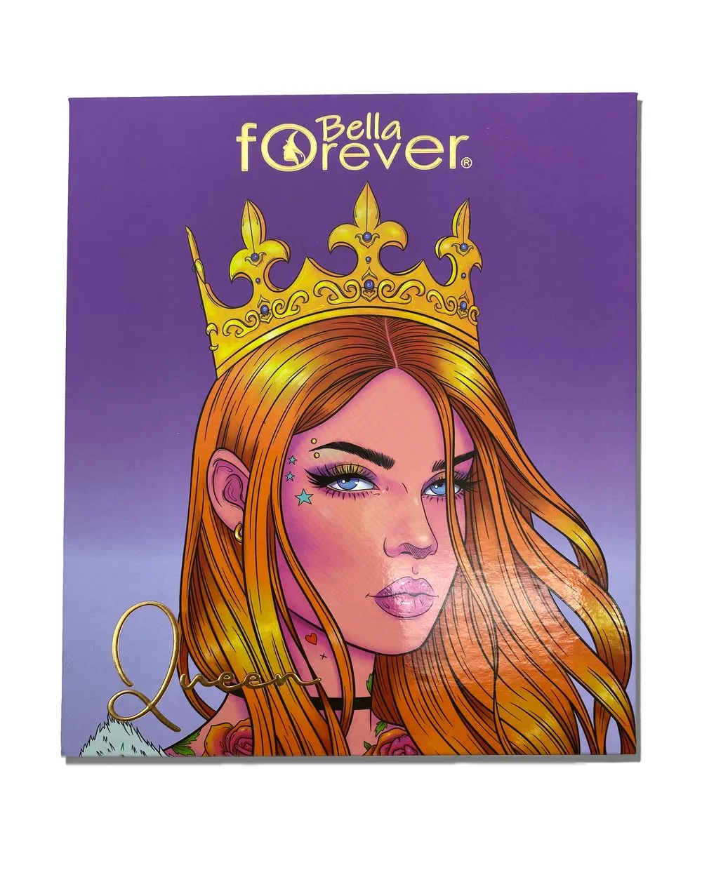 BE BELLA FOREVER COSMETICS 6 PIECE DISPLAY EYESHADOWS PALETTE "QUEEN PALETTE"