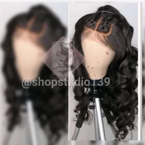 Beautiful Human Hair Loose Curl Lace Front Wig
