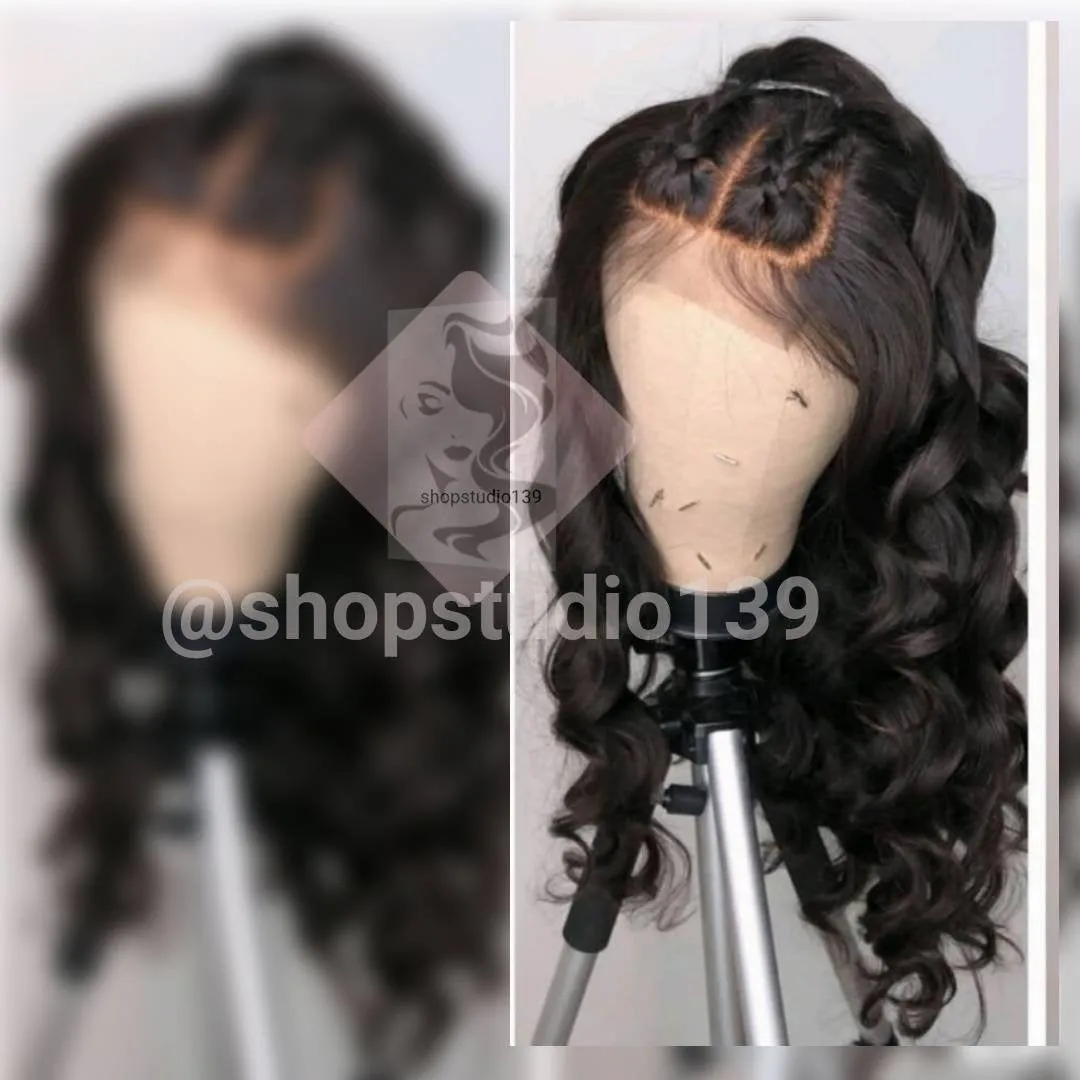 Beautiful Human Hair Loose Curl Lace Front Wig