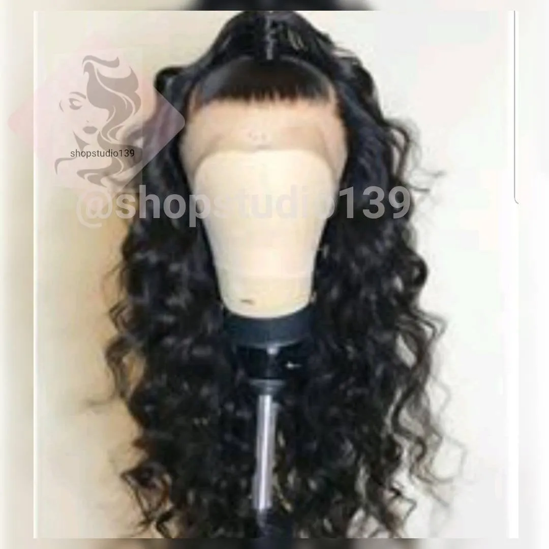 Beautiful Human Hair Loose Curl Lace Front Wig