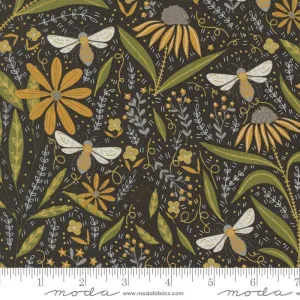 Bee Garden by Moda Fabrics BEES & FLOWERS/BLACK M