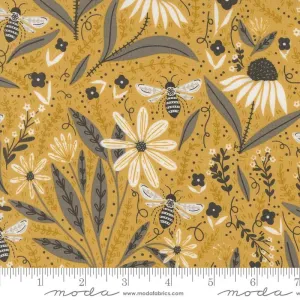 Bee Garden by Moda Fabrics BEES & FLOWERS/HONEY
