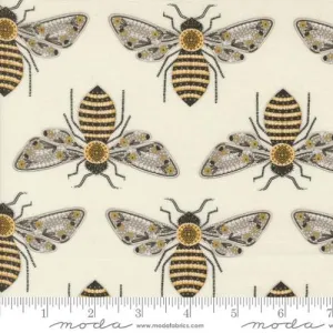 Bee Garden by Moda Fabrics BUMBLEBEE/PORCELAIN M
