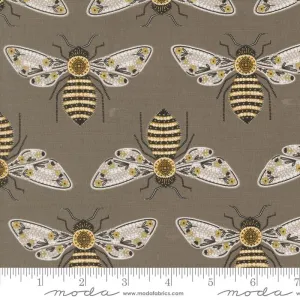 Bee Garden by Moda Fabrics  BUMBLEBEE/SLATE M