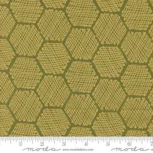 Bee Garden by Moda Fabrics HONEYCOMB GEO/IVY M
