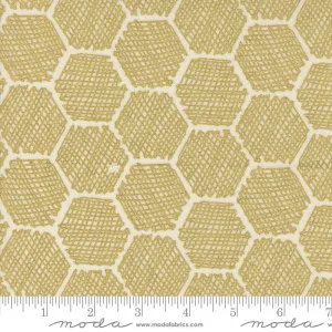 Bee Garden by Moda Fabrics HONEYCOMB GEO/PORCELAIN M