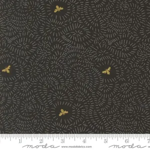 Bee Garden by Moda Fabrics TWIST & TURN/BLACK M