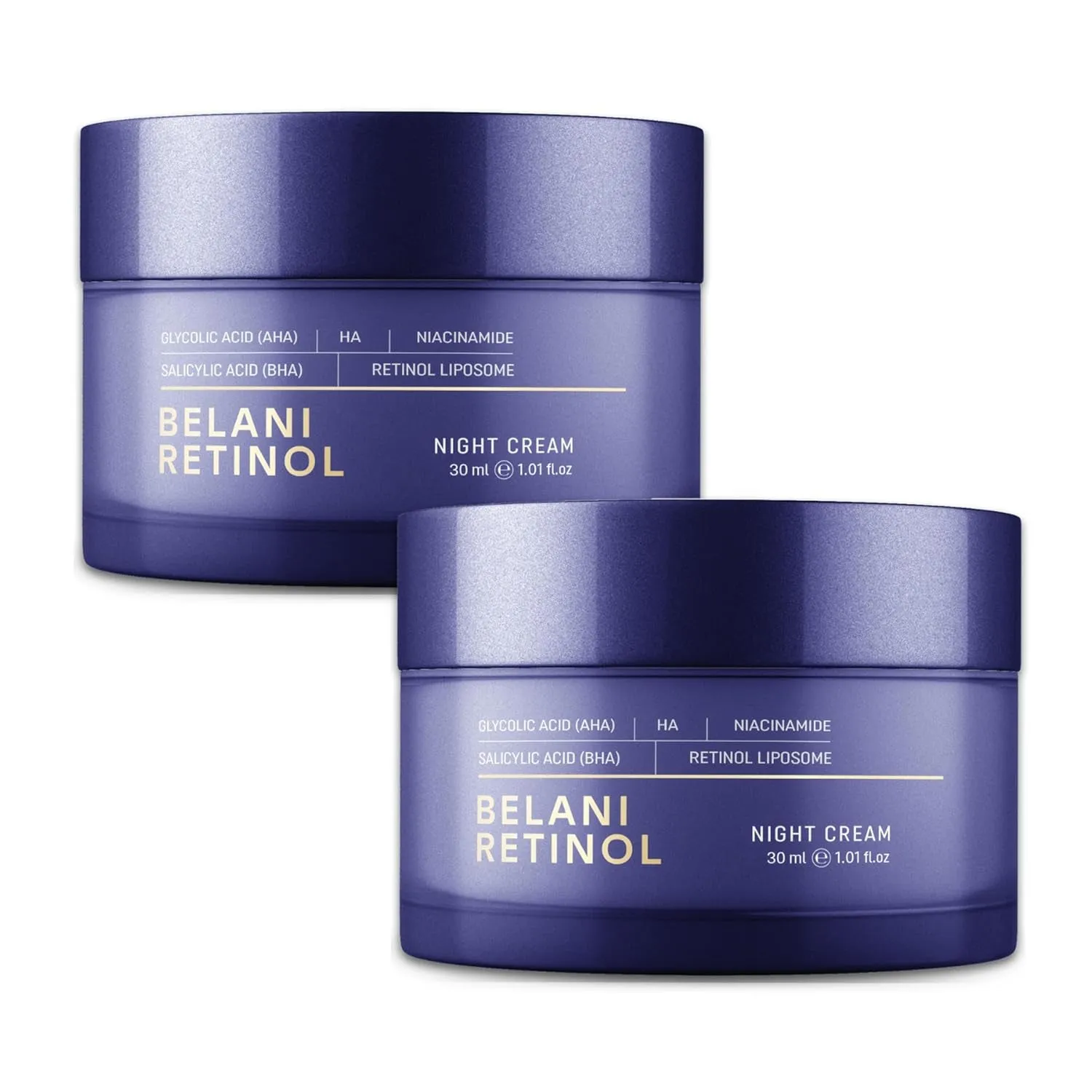 BELANI Retinol Night Cream for Women, Dark Spot Remover, Melasma Treatment, Reduce Fine Lines, Anti-Wrinkle, Anti-Aging Neck and Décolleté for Face (2 Box   Gift Eyelash Serum)
