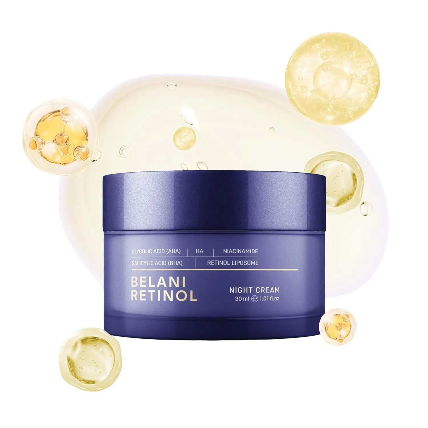 BELANI Retinol Night Cream for Women, Dark Spot Remover, Melasma Treatment, Reduce Fine Lines, Anti-Wrinkle, Anti-Aging Neck and Décolleté for Face (2 Box   Gift Eyelash Serum)