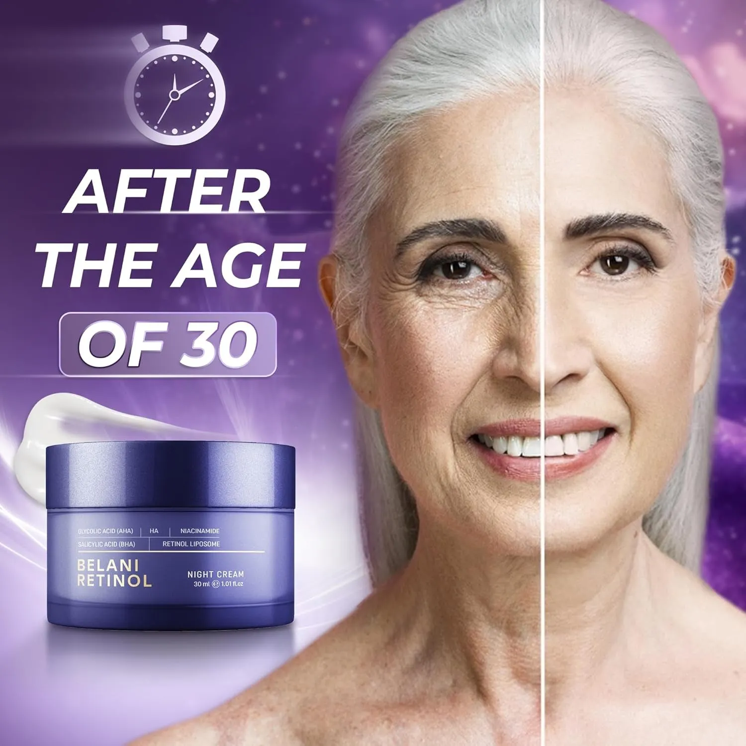 BELANI Retinol Night Cream for Women, Dark Spot Remover, Melasma Treatment, Reduce Fine Lines, Anti-Wrinkle, Anti-Aging Neck and Décolleté for Face (2 Box   Gift Eyelash Serum)