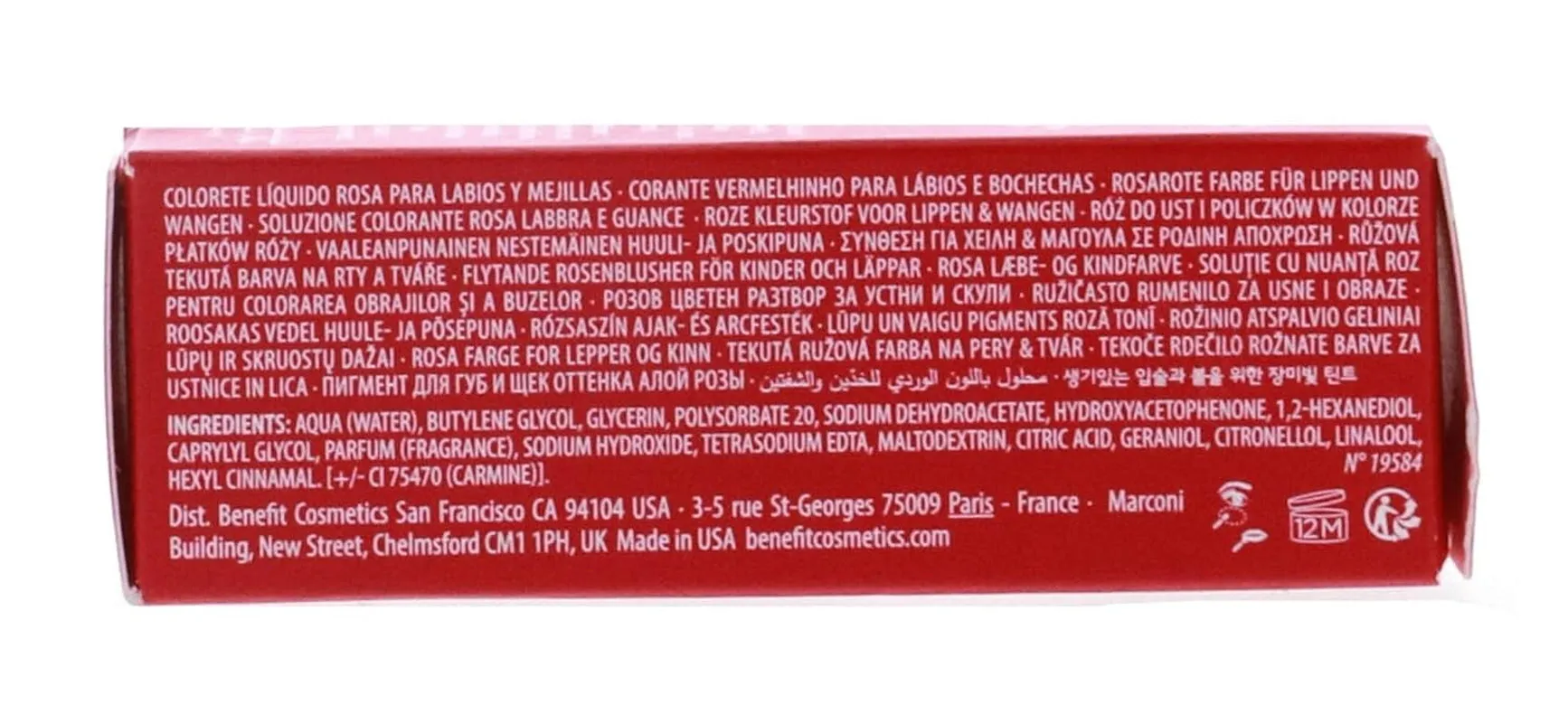 Bene Tint Rose-Tinted Lip & Cheek Stain, 0.2 Fl Oz