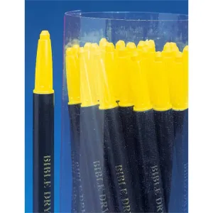 Bible Dry-Liter- Retractable Markers Yellow