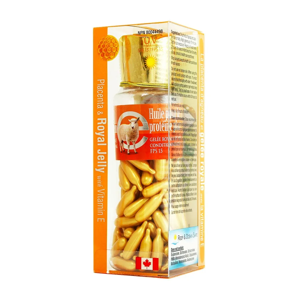 Bill Lamb Placenta with Royal Jelly & Vitamin E SPF15 - 90 Gelcaps