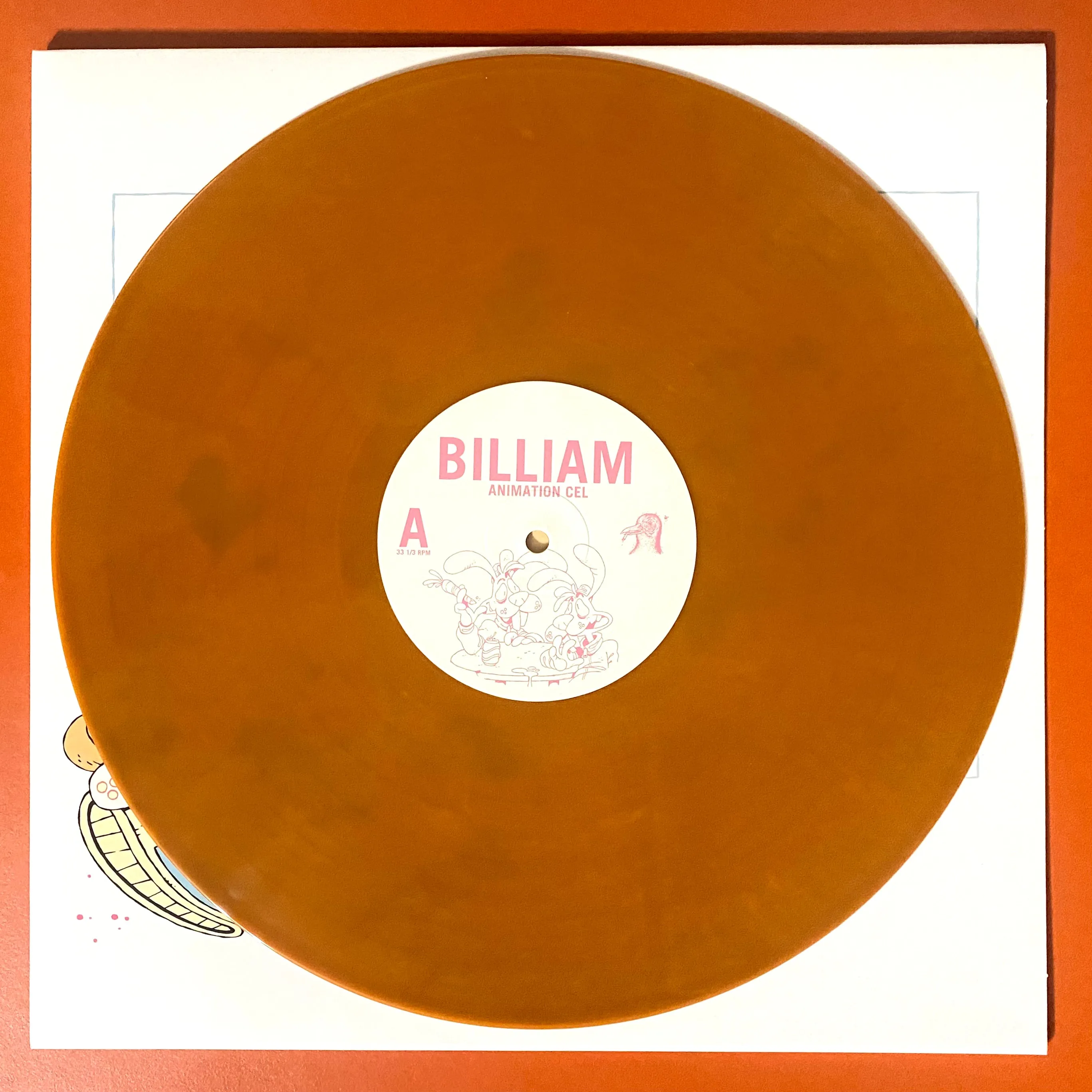 Billiam – Animation Cel [IMPORT GREEN NOISE EXCLUSIVE ORANGE VINYL AUSSIE PUNK] – New LP