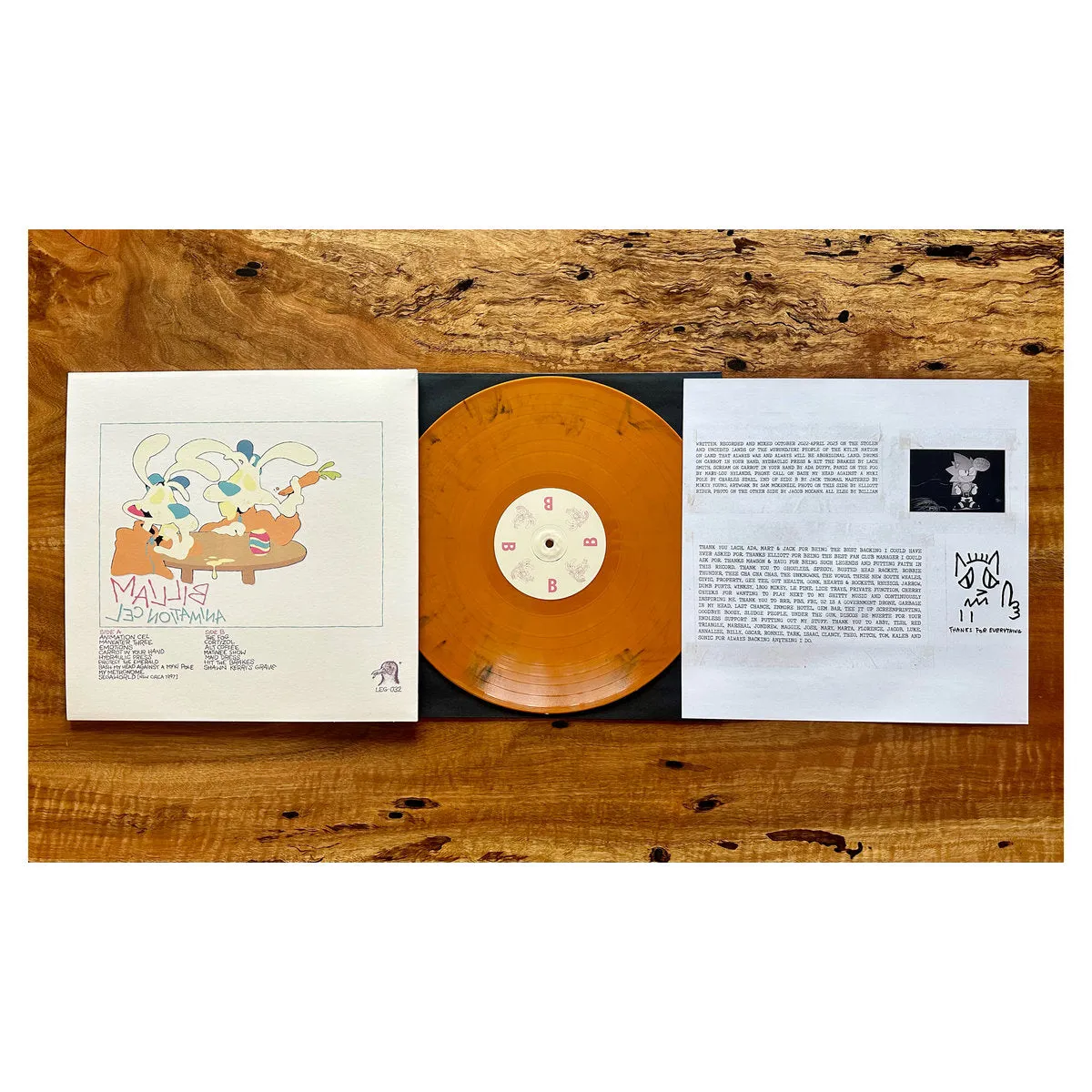 Billiam – Animation Cel [IMPORT GREEN NOISE EXCLUSIVE ORANGE VINYL AUSSIE PUNK] – New LP
