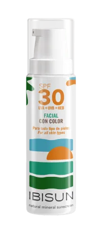 BIO FACE SUNSCREEN with COLOR SPF 30 - 50 ml