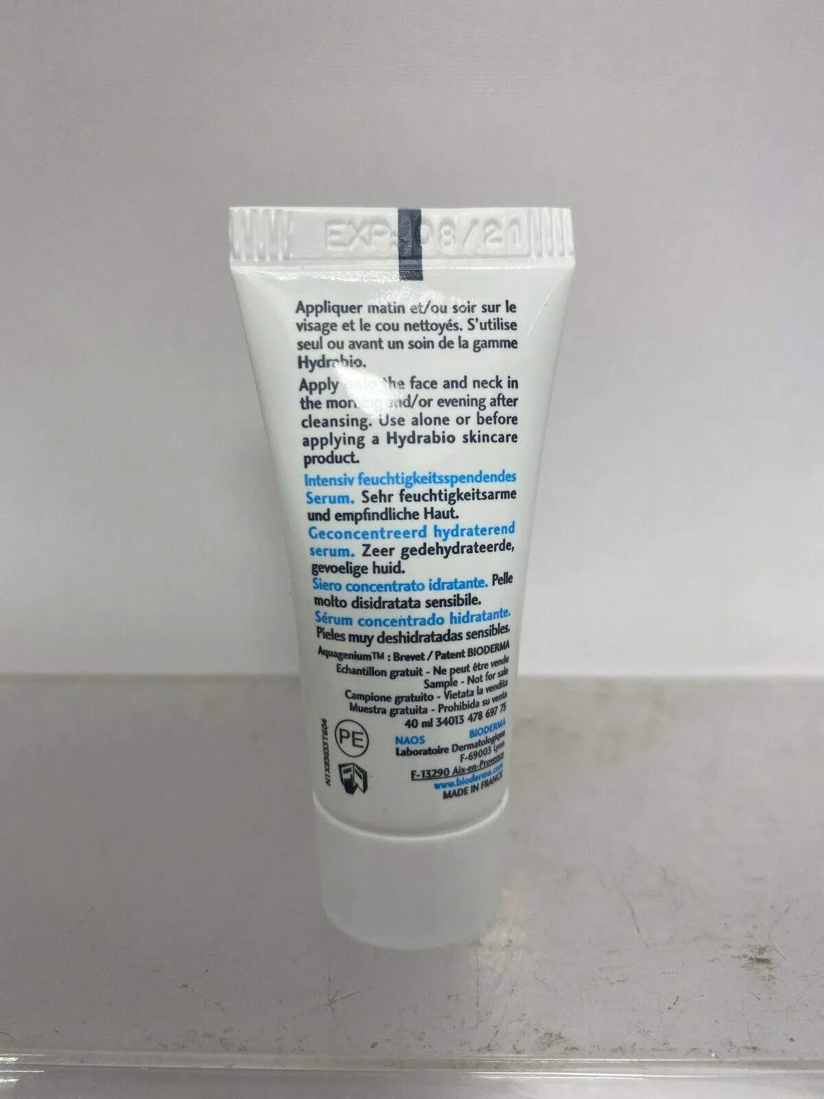 Bioderma Hydrabio Serum Moisturizing Concentrate 5 ml .17 fl oz Deluxe Travel