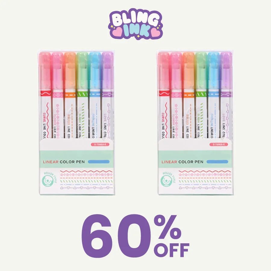 BlingInk - Curved Highlighter Pen