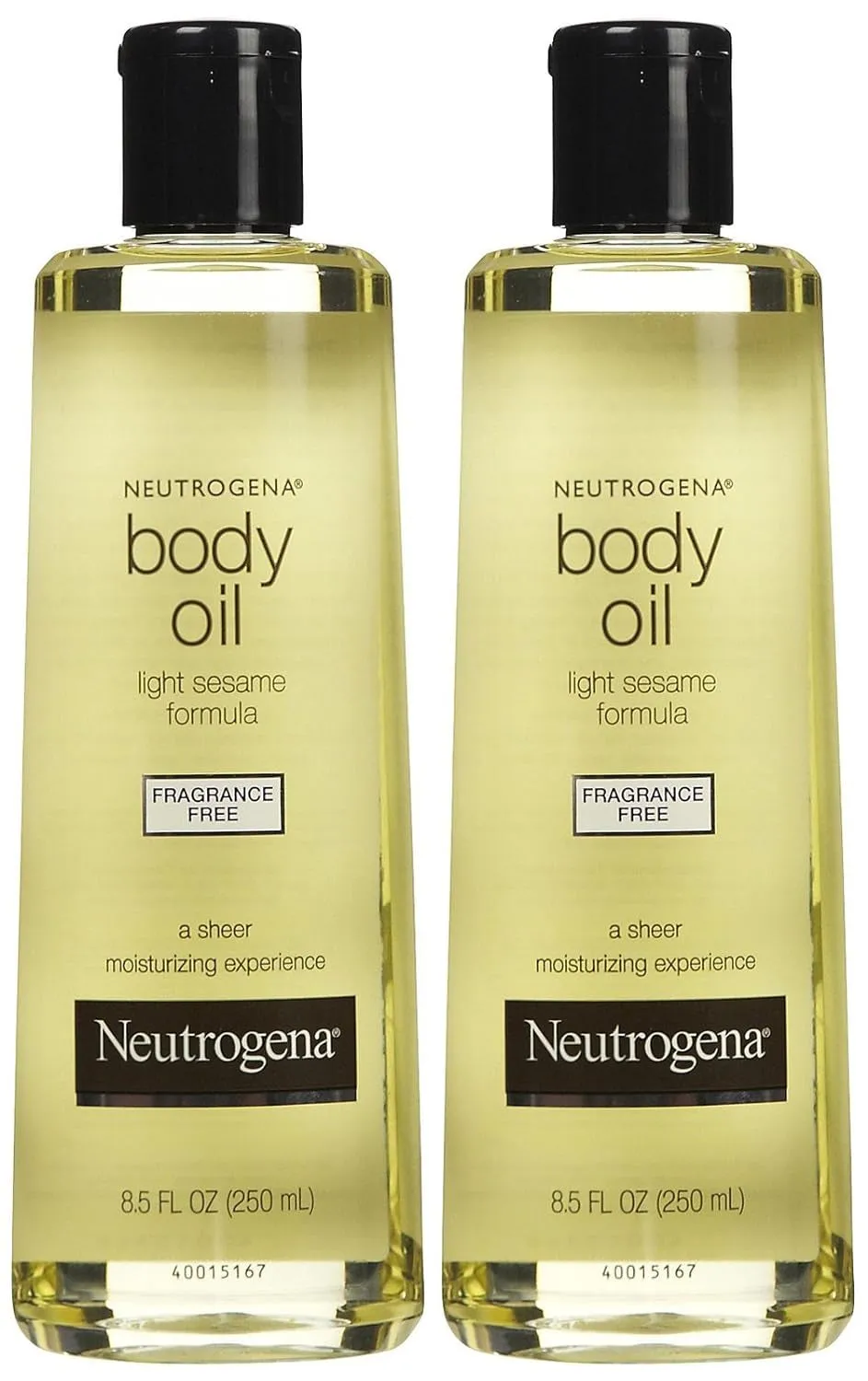 Body Oil Light Sesame Formula, Dry Skin Moisturizer and Hydrating Body Massage Oil for Radiant and Healthy Looking Glow, Nourishing Bath Oil for Sheer Moisture, 16 FL OZ