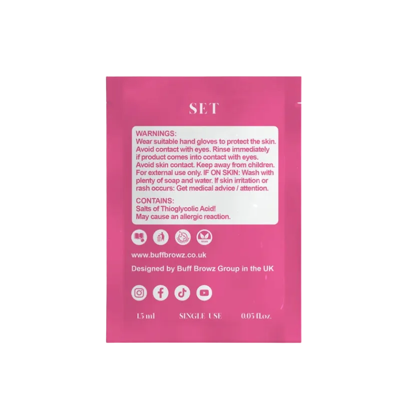 Buff Lashes - Lash Lift - Step 2 (Set) Sachets 10pk
