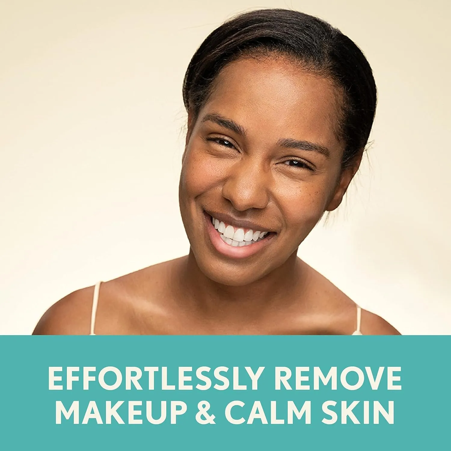 Calm   Restore Nourishing Makeup Remover Face Wipes, Fragrance Free Facial Cleansing Towelettes with Oat Extract & Calming Feverfew, Alcohol Free, 100% Plant-Based Cloth, 25 Ct